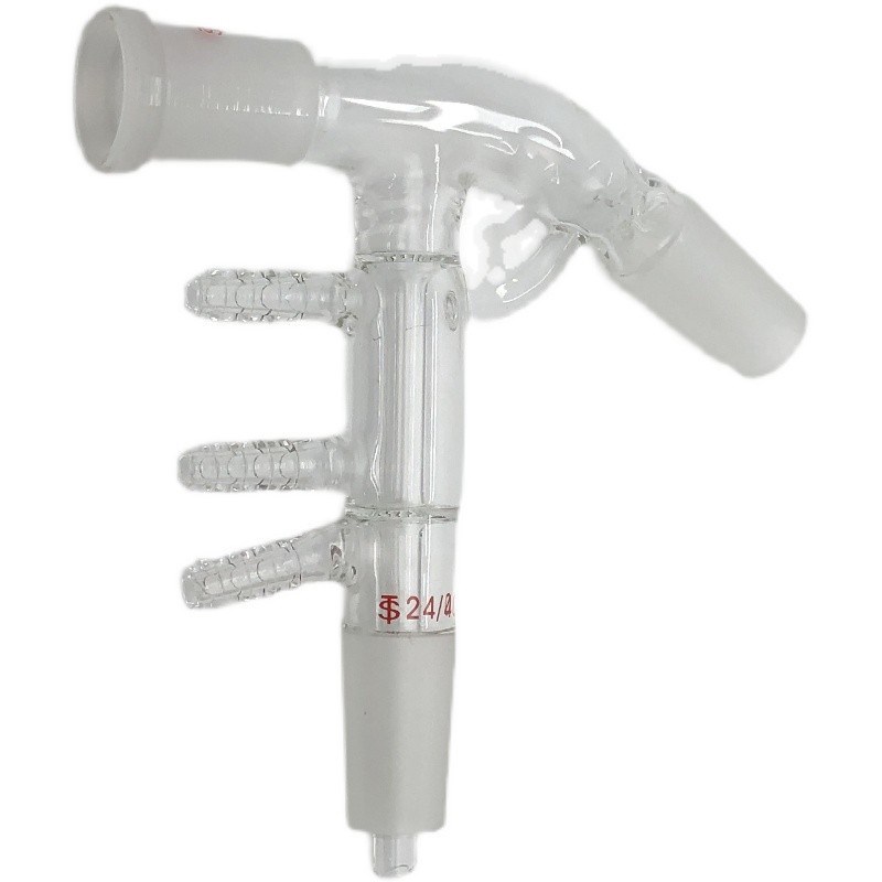 玻璃 微量蒸馏器 磨口蒸馏连接管 分馏头 垂刺 蒸馏设备 24/40