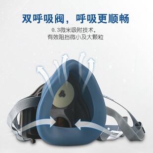 修 防尘面罩面具口罩口覃防工业粉尘灰尘透气滤棉口鼻罩打磨煤矿装