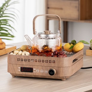 全套多功能电陶炉煮茶炉家用室内烧水壶套装 围炉煮茶器具2024新款