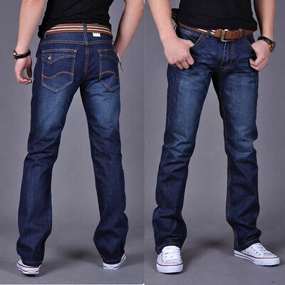Pants Biker Trousers For Men Cool Jeans Mens Clothes White