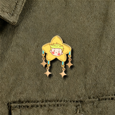 小王子创意吊坠胸针 动漫电影徽章文学书迷经典卡通胸针收藏