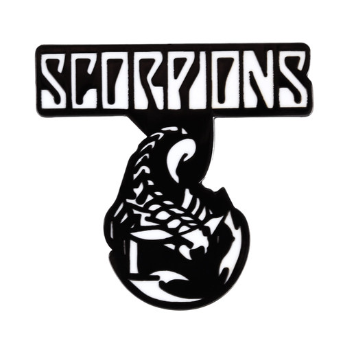 德国传奇重金属乐队 Scorpions蝎子乐队经典标志金属徽章胸针配饰