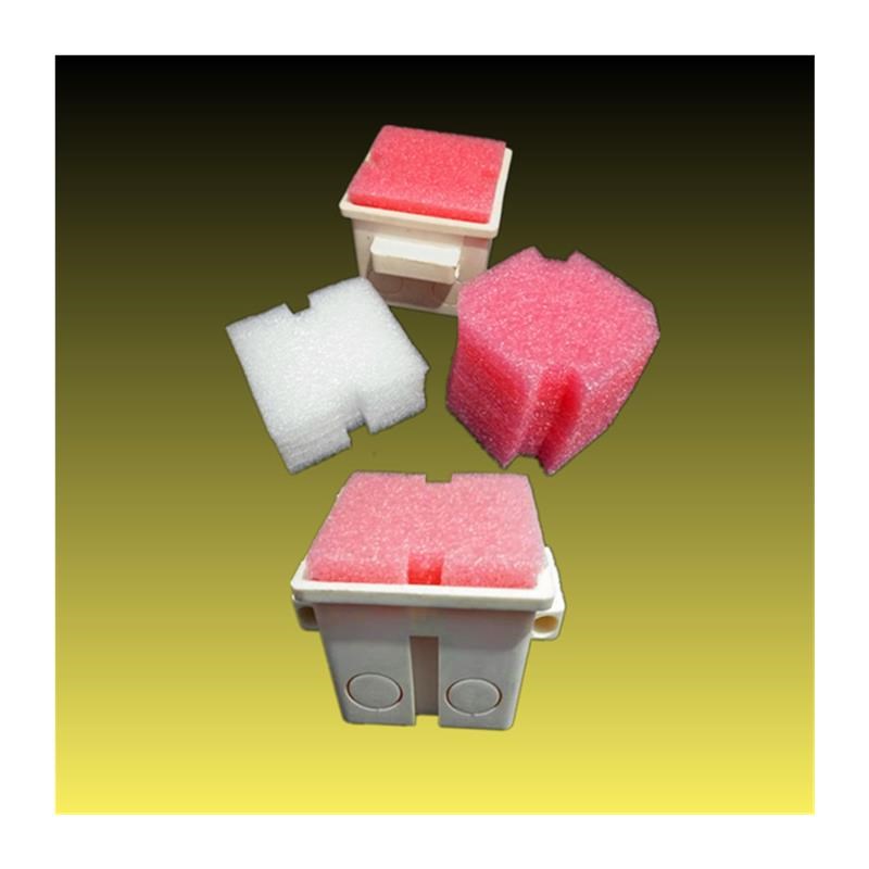 新款PVC86型线盒保护泡沫 预埋填充块穿筋盒暗装开关底盒保护盖板