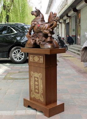 招财牛落地摆件 公司工厂乔迁开业礼品店铺大厅装饰品商务送礼品