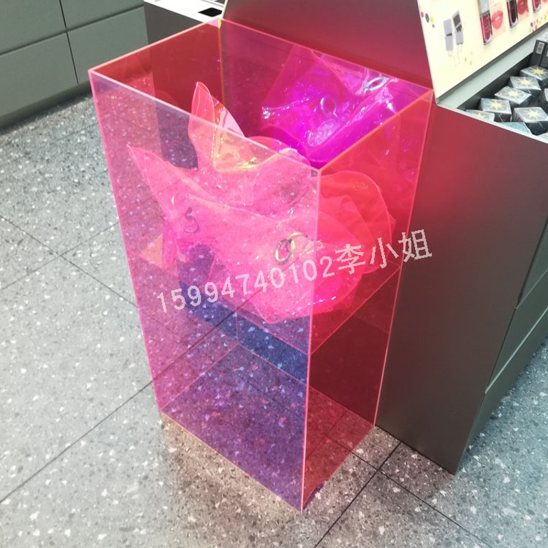 深圳订制亚克力收纳盒子桌面整理置物架厨窗陈列展示架子柜台摆架