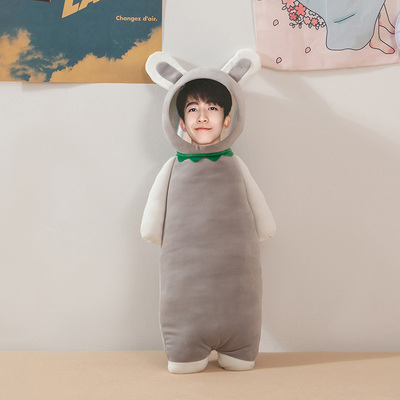 人偶娃娃玩偶睡觉抱diy定制人脸公仔可印照片情侣人形抱枕送男友