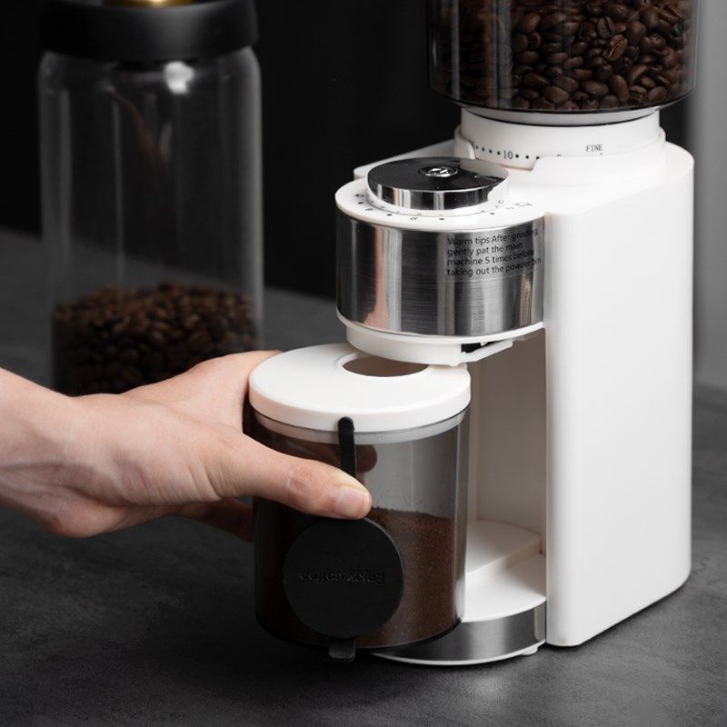 野啡 电动磨豆机家用全自动w咖啡豆研磨专业意式咖啡机商用磨粉器