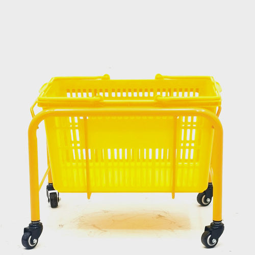 超市购物篮底座 购物筐托架 购物篮底架