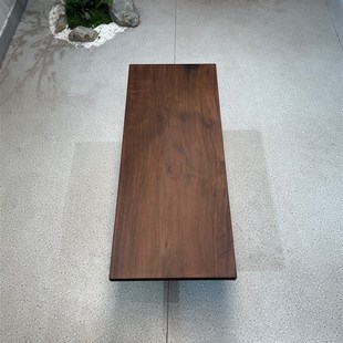 全方180 5餐桌书桌岛台私人订制 独板 北美黑胡桃大板