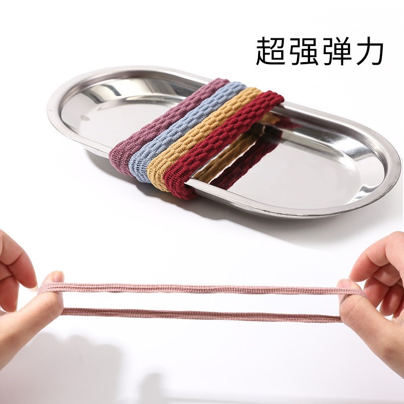 韩版Ins橡皮筋网红皮套女发圈高弹力发绳头绳扎头发X儿童皮筋发饰