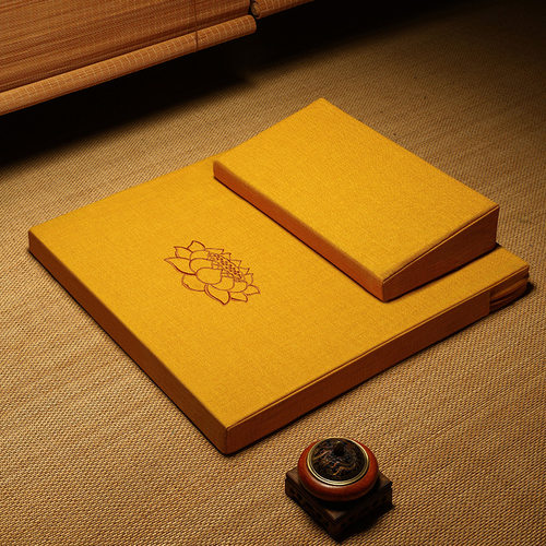 蒲团坐垫家用打坐垫禅修垫专用静坐冥想垫跪垫拜垫加厚定制跪拜垫