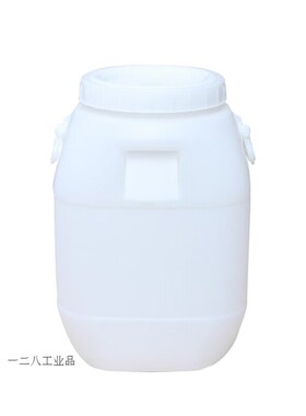 50L加厚大号双耳l白色塑料水桶扁塑料桶方桶化工桶50L双耳白色塑