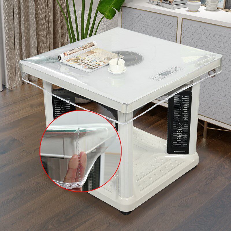 透明胶垫餐桌垫烤火桌罩皮罩茶几垫防水防油电暖桌水晶板pvc桌布