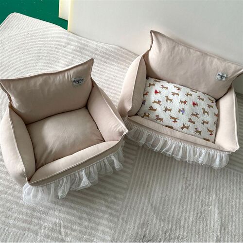 夏季款沙发款可拆洗方形窝泰B迪狗床窝猫窝宠物用品狗窝四季