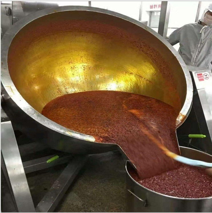 四川多功能全自动大型火锅炒料机器设备价格-火锅底料炒锅制鼎旺