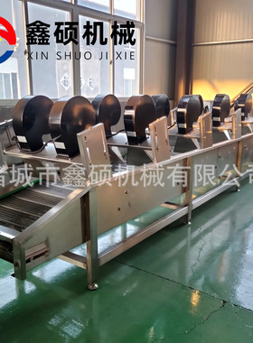 桃子翻转风干机 包装袋翻转式不锈钢风干设备 黄桃沥干风干线机械