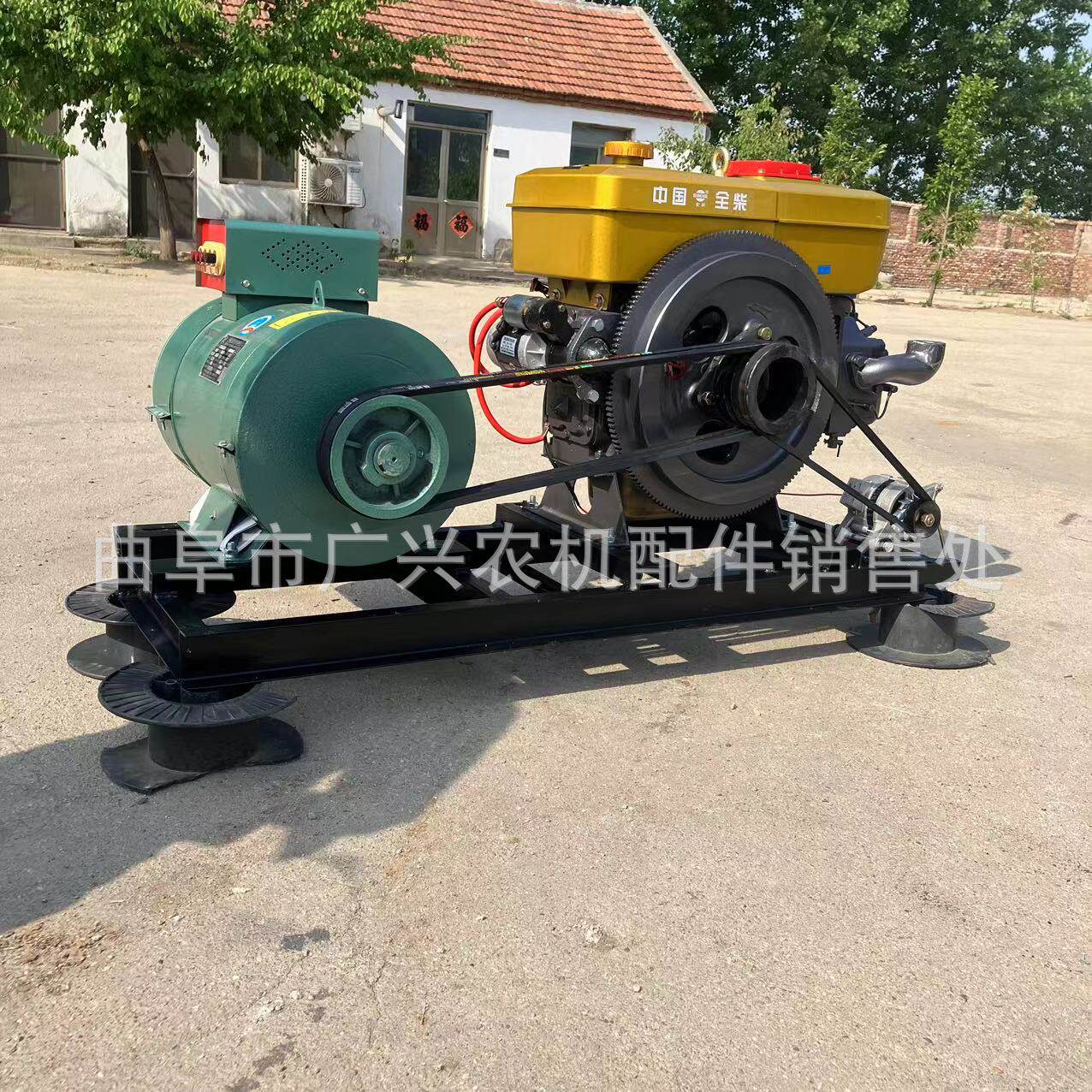小型单缸柴油发电机组3KW-50KWSTC四代有刷发电机工地农用应
