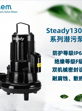 赛莱默 xylem 潜水泵排污抽水泵steady系列高扬程雨水泵ITT飞力泵