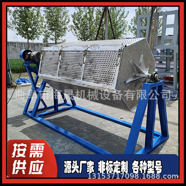 薄铁片批量研磨机 加工木件去毛刺除锈机 多型号六角滚筒抛光机