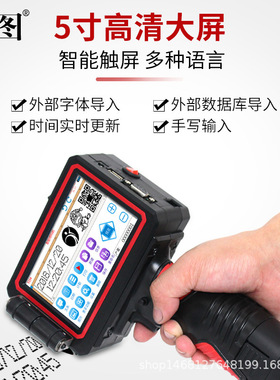 迪图DT-T254出口型 手持喷码机食品纸箱板材25mm大字符日期打码机