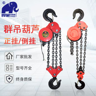 DHP环链葫芦5吨380V油罐焊罐电动提升机倒挂群吊爬架葫芦 厂家