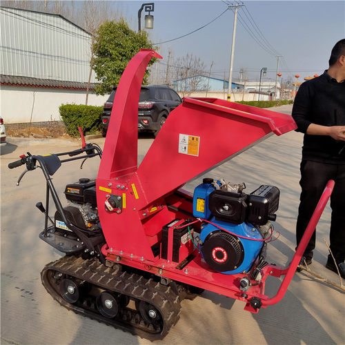 电动树枝粉碎机汽油动力枝叶碎枝机小型家用枝条打碎机