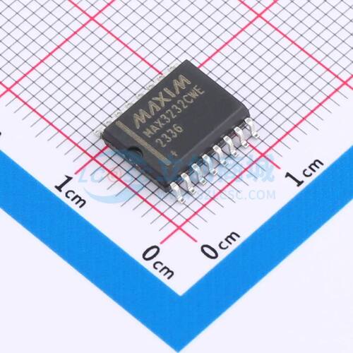RS232芯片 MAX3232CWE+T SOIC-16-300mil 收发器