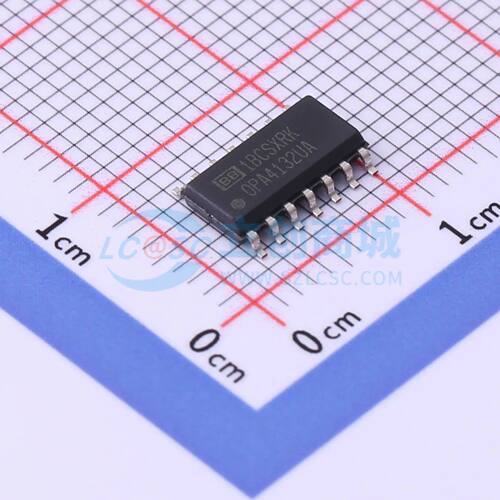 FET输入运放 OPA4132UA SOIC-14 四路 8MHz 原装
