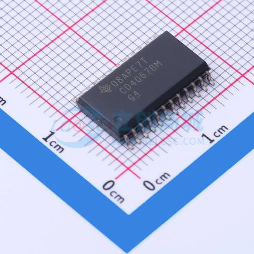 模拟开关/多路复用器 CD4067BM SOIC-24-300mil