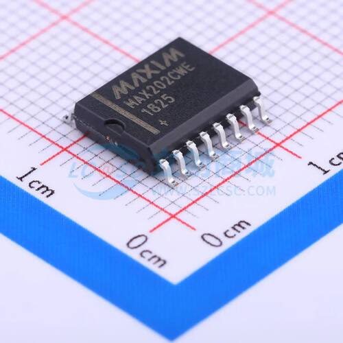 RS232芯片 MAX202CWE+T SOIC-16-300mil 收发器