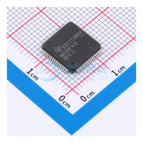 单片机芯片 MSP430F412IPMR QFP-64(10x10) 8MHz 4KB