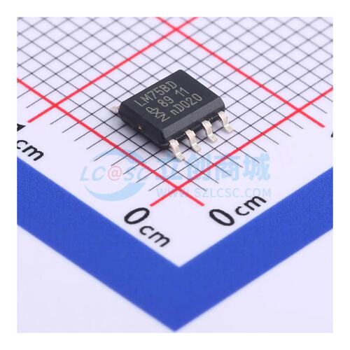 温度传感器 LM75BD,118 SOIC-8 ±2℃ 原装正品
