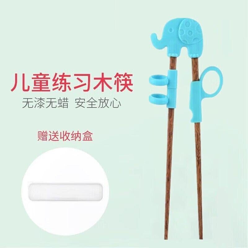 包邮婴儿叉匙组儿童宝宝训练感温变色辅食餐具叉勺套装收纳
