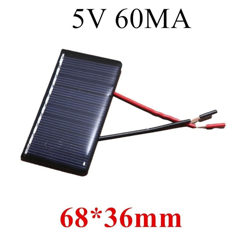 3V太阳能电池板滴胶板带电子线DI