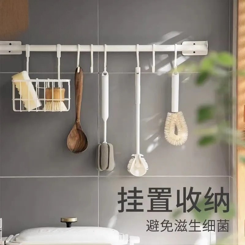 长柄可挂置硅胶软刷清洁工具杯刷多功能厨房用品清洁不费力悬挂式,家庭/个人清洁工具,杯刷/瓶刷,淘宝优惠券,粉丝福利购,淘宝优惠卷