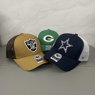 达拉斯牛仔队棒球帽NFL突袭者橄榄球包装工男女透气网眼鸭舌帽子