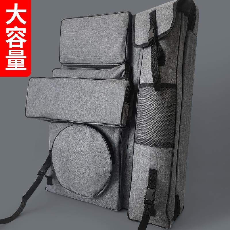 4K 单肩背韩版画板袋个性设计画袋画板包 加厚防水可折叠绘画包斜