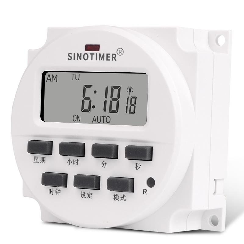 倒计时时间控制开关220V全自动定时开关5V 12V路灯时间控制器精确