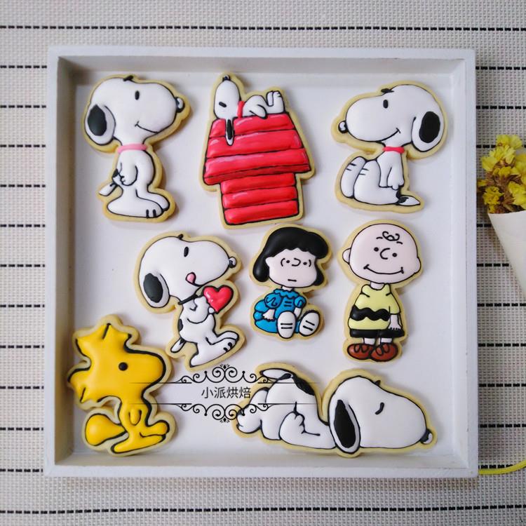 史努比系列糖霜饼干 干模具查理露西曲奇烘焙工具儿童卡通家用按