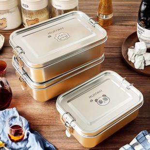 供上班族用餐 带隔间密封饭盒 Ward百汇304不锈钢怀旧老式 盒式