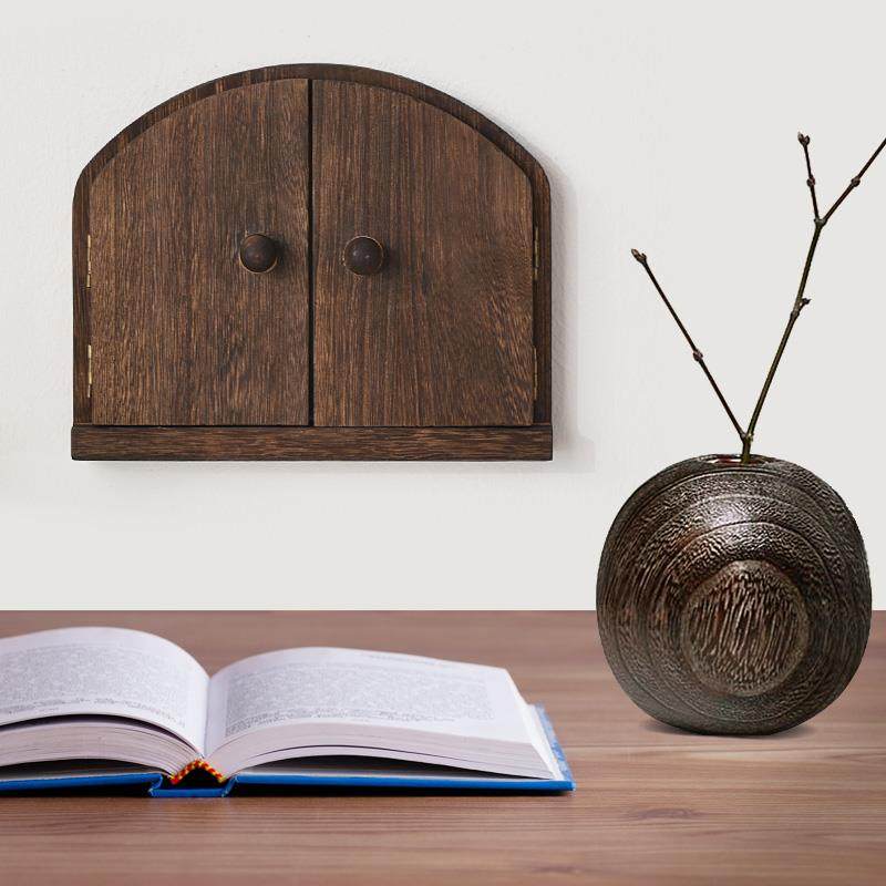 实木双门开 关保护套贴墙贴插座装饰框遮挡保护盖防触电罩按钮箱