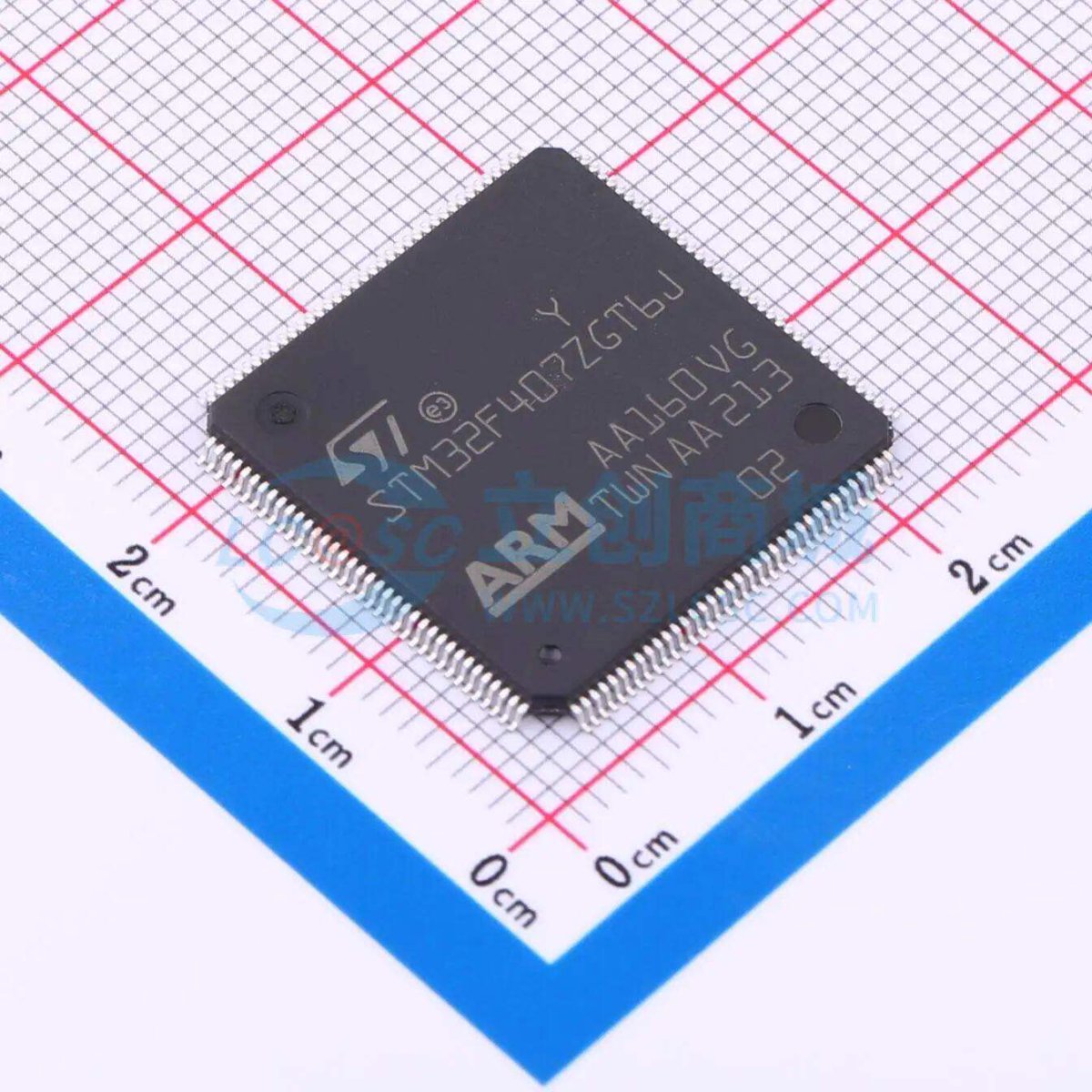 原装 单片机(MCU/MPU/SOC) STM32F407ZGT6J LQFP-144(20x20)图片