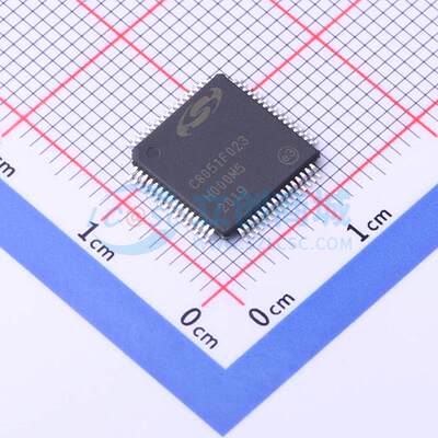 单片机(MCU/MPU/SOC) C8051F023-GQR TQFP-64(10x10) 原装正品