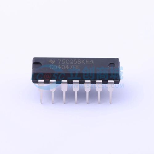 单稳态多谐振荡器 CD4047BE DIP-14 原装正品 电子元器件配单