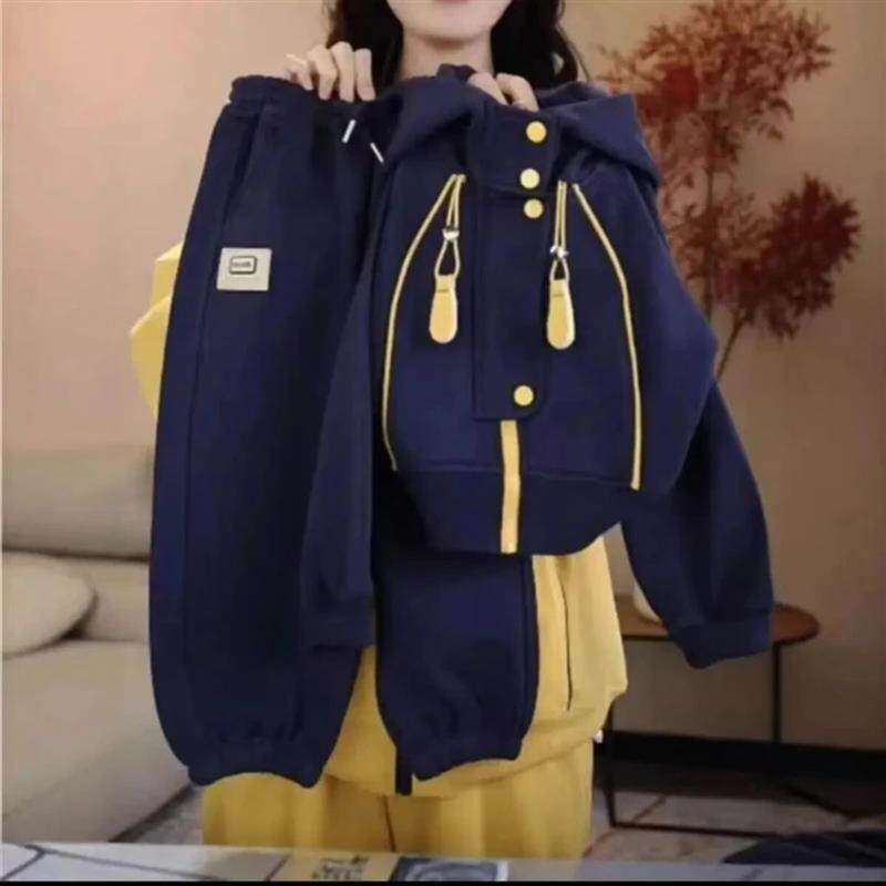 千禧臻品春上运动套装新款儿童秋季休闲套装男女童衣服洋气中大童