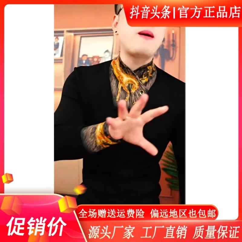 Cloud轻奢2号店T双十一冬季新p款加绒卫衣时尚高端长袖简约修身帅