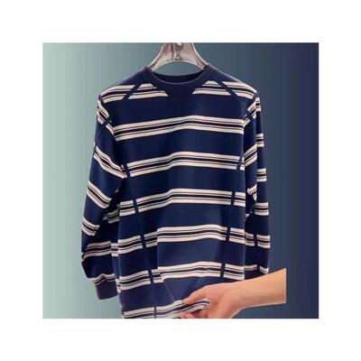 蕉幻伊明Jv休闲专卖店2026h早秋Y新款时尚休闲男女同款套头卫衣条