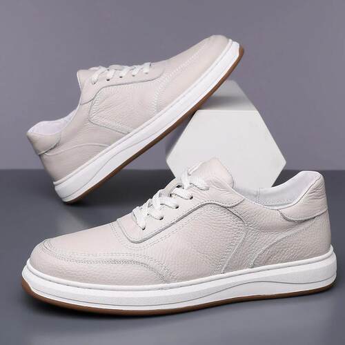 Scott服饰2025春季新款皮鞋男士休闲鞋男鞋透气男款小白鞋板鞋