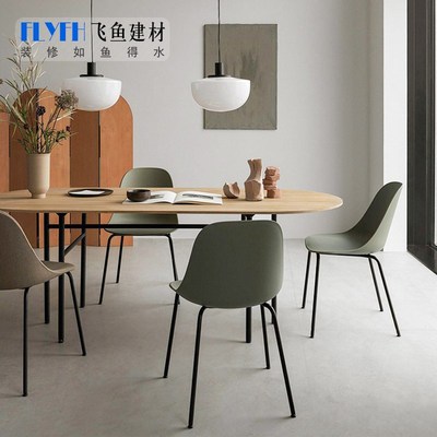 侘寂风卫生间瓷砖浴室墙砖微水泥素色厨房客厅仿古砖600x1200地砖