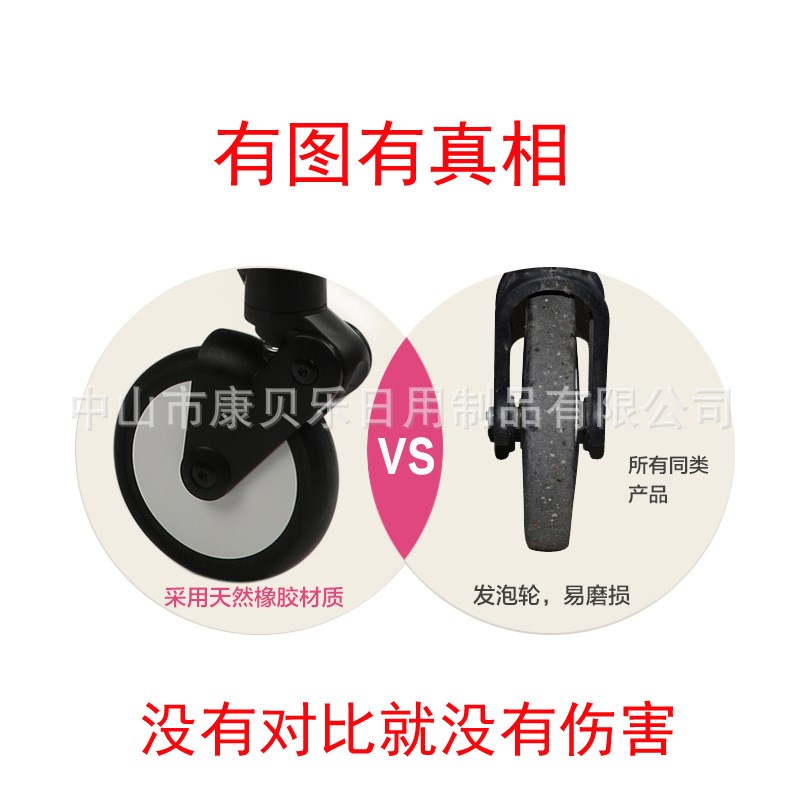 婴儿推车车轮配件前后轮童车伞车轮子